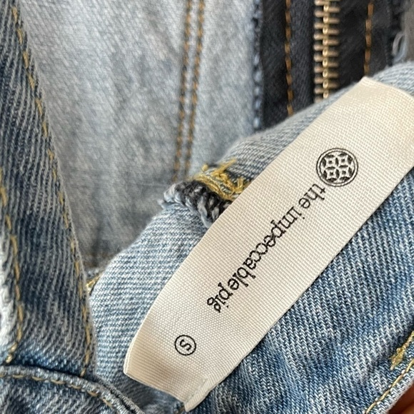 The Impeccable Pig denim jumper dress. Small - Picture 8 of 10